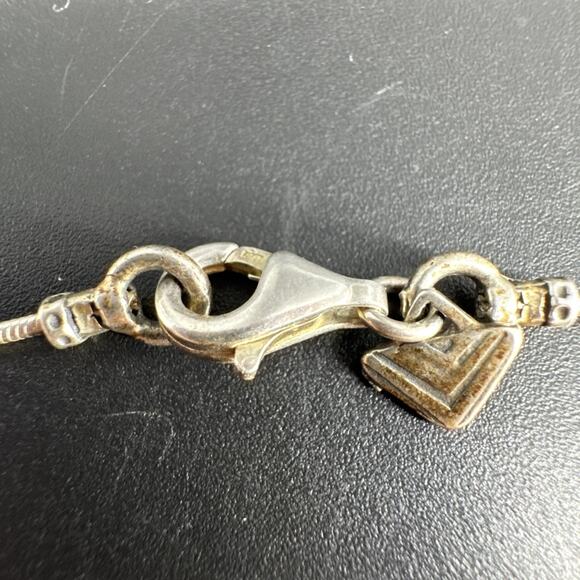 Silpada Sterling Silver Matte Faceted Black Onyx Pendant Necklace N1627 - Picture 10 of 10